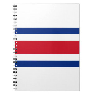 Costa Rica Flag Notebook