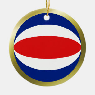 Costa Rica Flag Ornament