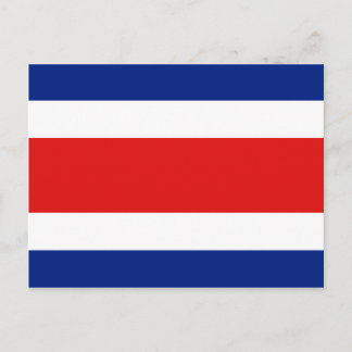 Costa Rica Flag Postcard