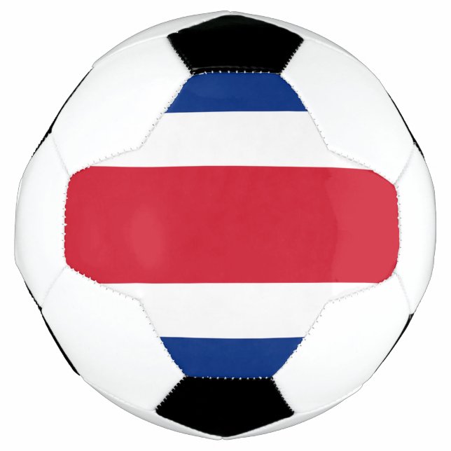 Costa Rica Flag Soccer Ball (Front)