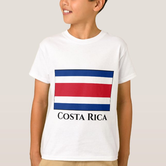 Costa Rica Flag T-Shirt (Front)
