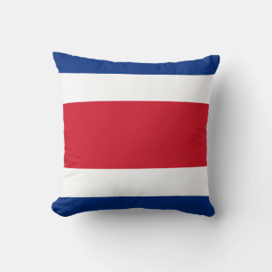 Costa Rica Flag Throw Pillow