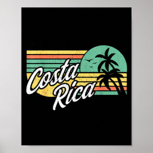 Costa rica girls trip matching costa rica vacation poster