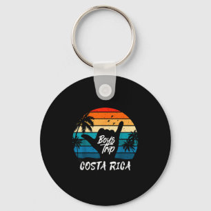 Costa rica guys trip matching keychain