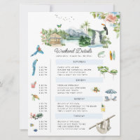 Costa Rica | Illustrated Wedding Weekend 