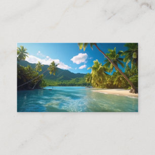 Costa Rica Island Paradise  Business Card