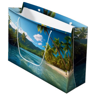 Costa Rica Island Paradise  Large Gift Bag