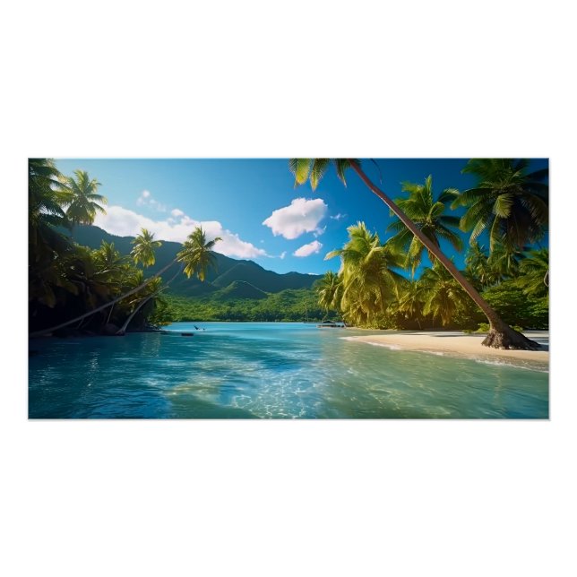 Costa Rica Island Paradise  Poster (Front)