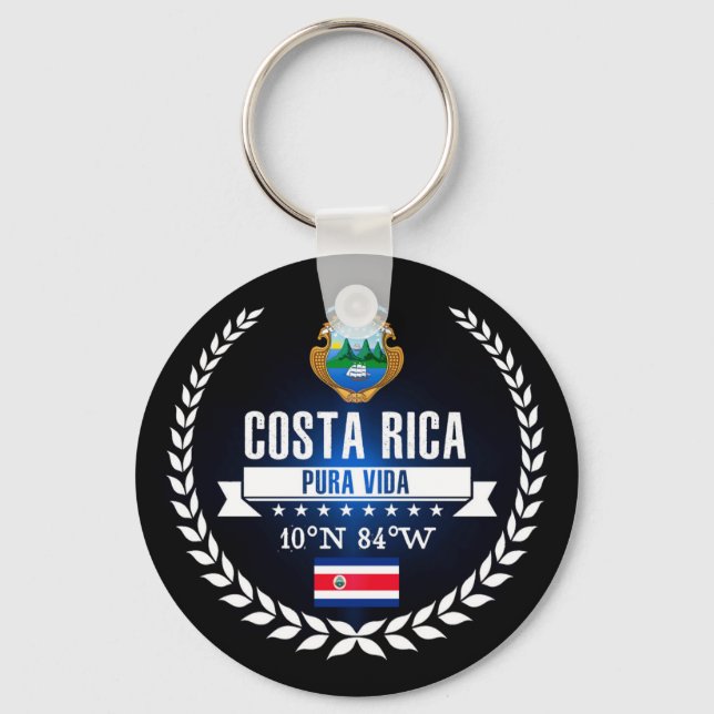 Costa Rica Keychain (Front)
