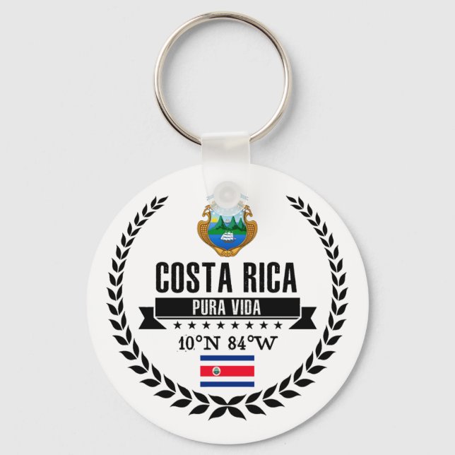 Costa Rica Keychain (Front)