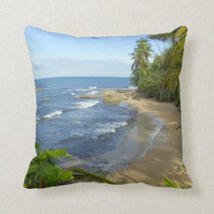 Costa Rica, Manzanillo Wildlife Refuge Throw Pillow