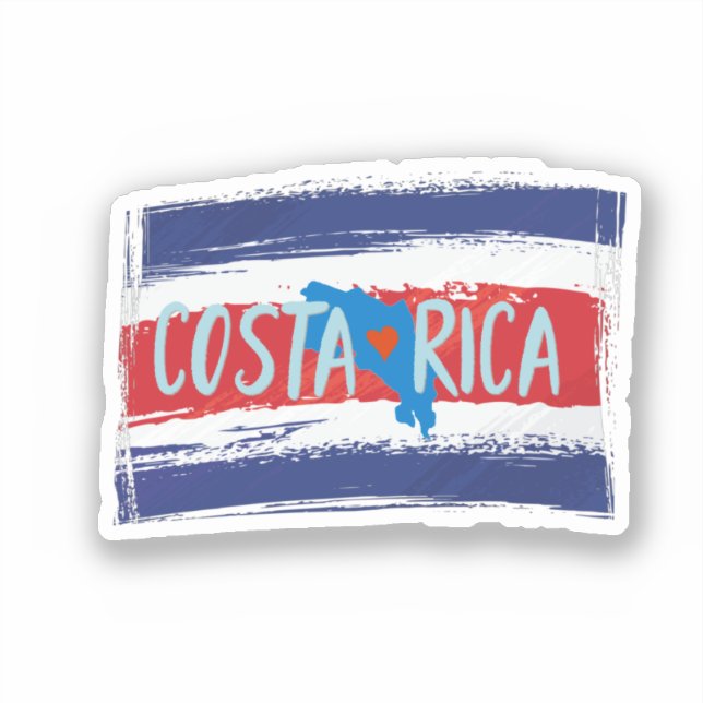 Costa Rica Map  (Front)