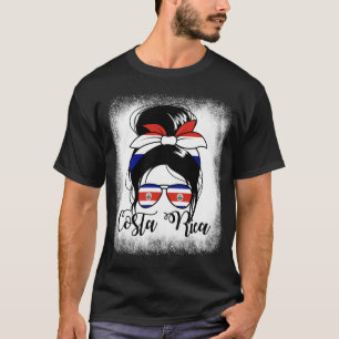 Costa Rica Messy Bun Costa Rican Womens Costa Rica T-Shirt