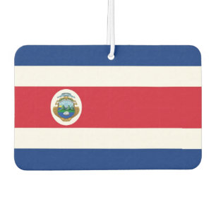 Costa Rica National World Flag Air Freshener