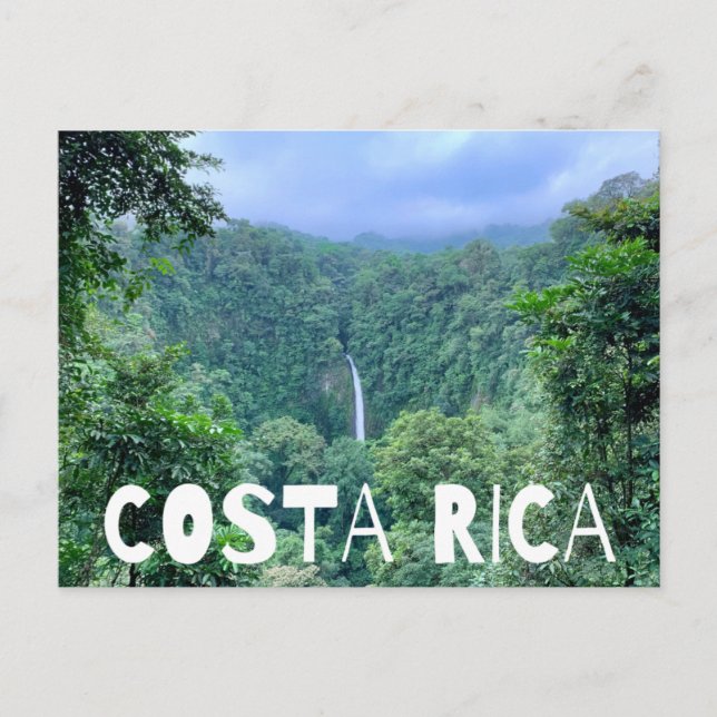 Costa Rica Overlook Photography Postcard (Front)