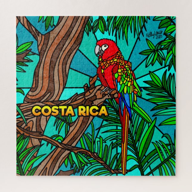 Costa Rica Parrot Jigsaw Puzzle (Vertical)