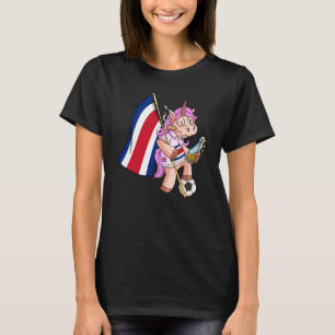 Costa Rica Party Unicorn T-Shirt