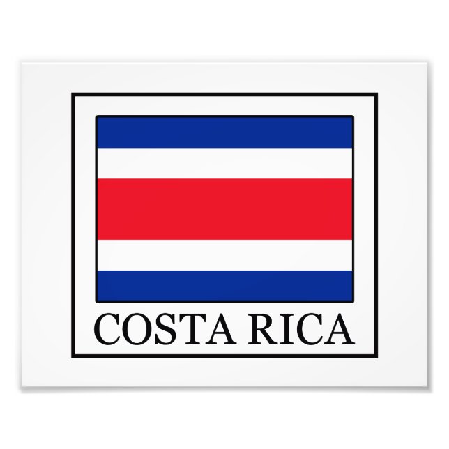 Costa Rica Photo Print (Front)