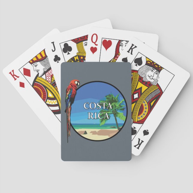 Costa Rica - Playing Cards, Standard Index faces Playing Cards (Back)