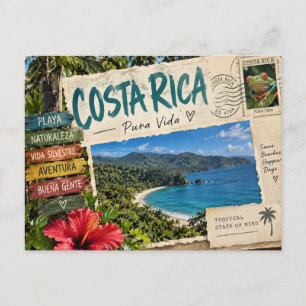 Costa Rica  Postcard