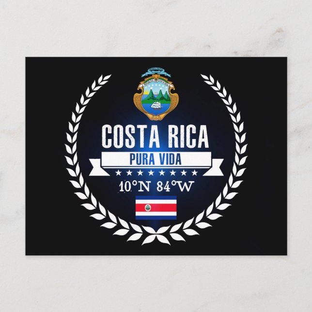 Costa Rica Postcard (Front)