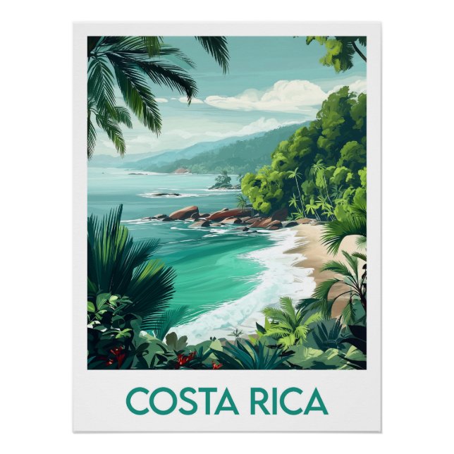 Costa Rica Poster (Front)