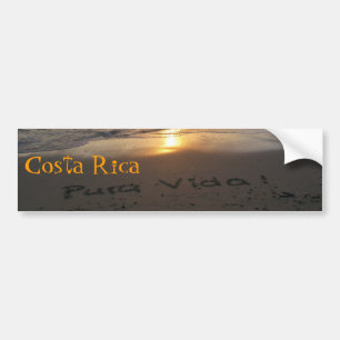 Costa Rica Pura Vida! Bumper Sticker