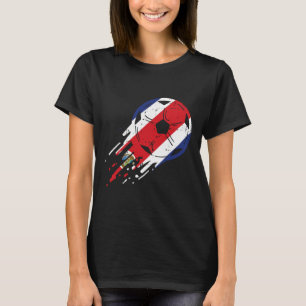 Costa Rica Rican Flag Soccer Footll Fan Men Women T-Shirt