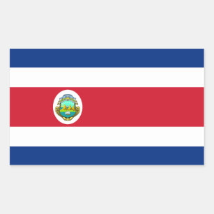 Costa Rican Flag  Costa  Rica Stickers Zazzle CA