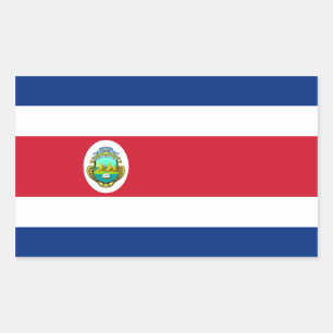 Costa Rica/Rican Flag Sticker