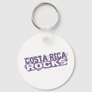 Costa Rica Rocks Keychain
