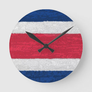 Costa Rica Round Clock