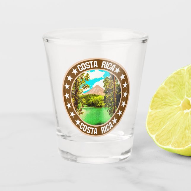 Costa Rica                                         Shot Glass (Front)