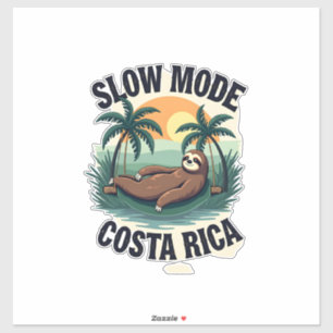 Costa Rica Sloth Vintage Vacation Shirt