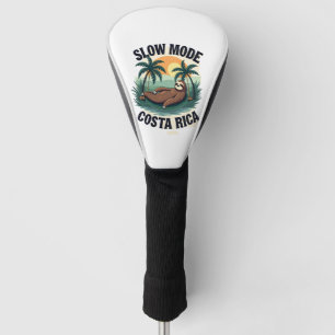 Costa Rica Sloth Vintage Vacation Shirt Golf Head Cover