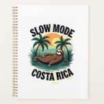Costa Rica Sloth Vintage Vacation Shirt Planner<br><div class="desc">Costa Rica Sloth Vintage Vacation Shirt</div>