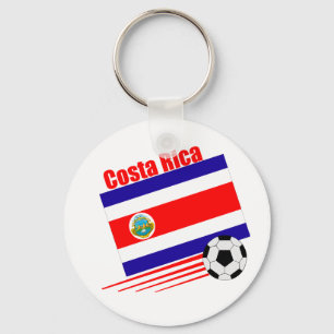 Costa Rica Soccer Team Keychain