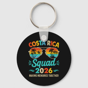 Costa Rica Squad 2026 Vacation Friends Family Keychain