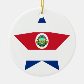 Costa+Rica Star Ceramic Ornament