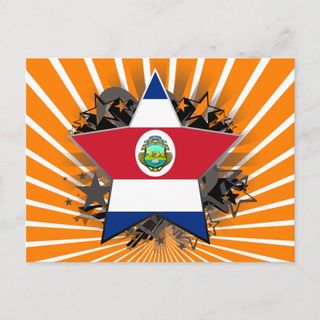 Costa Rica Star Postcard (Front)