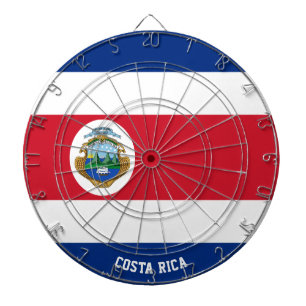"Costa Rica Strikes!" Patriotic Dart Board