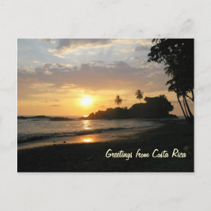 Costa Rica Sunset Postcard