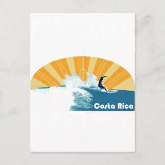 Costa Rica Surf Postcard