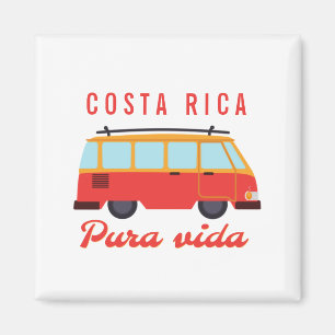 Costa Rica Surf Voyage Van Magnet