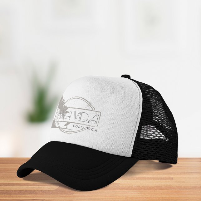Costa Rica Surfer Beach Pura Vida Trucker Hat (Costa Rica Surfer Beach Pura Vida Trucker Hat)