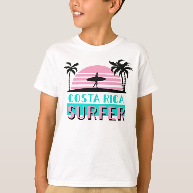 Costa Rica Surfer T-Shirt (Front)