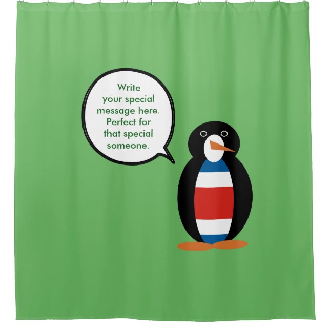 Costa Rica Talking Ms Penguin Personalized  (Front)
