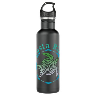 Costa Rica Tee Vintage Tribal Turtle 710 Ml Water Bottle
