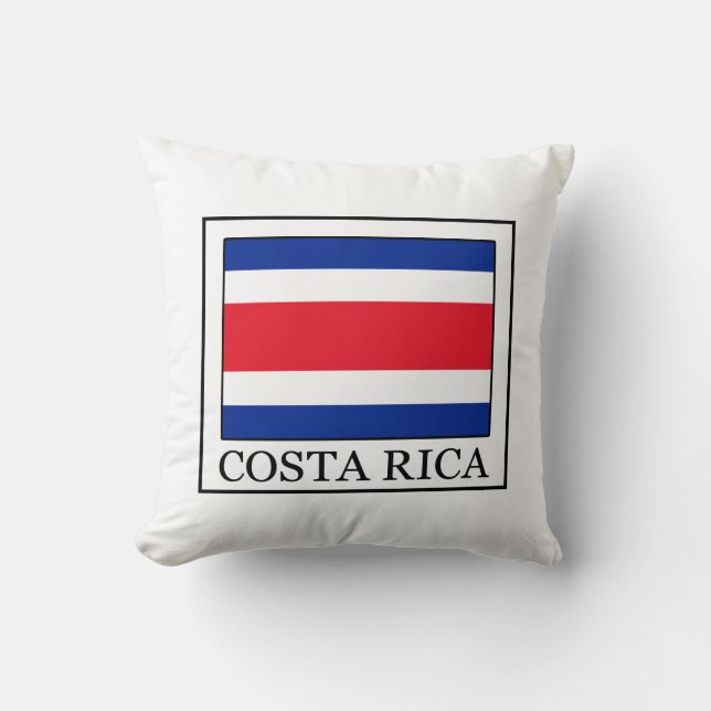 Costa Rica Throw Pillow (Front)
