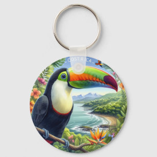 Costa Rica Toucans, Pura Vida Keychain